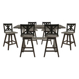 Amsonia Gray 7pc Dining Set - Ornate Home