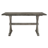 Amsonia Gray 7pc Dining Set - Ornate Home