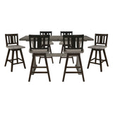 Amsonia Gray 7pc Dining Set - Ornate Home