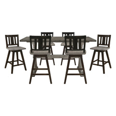 Amsonia Gray 7pc Dining Set - Ornate Home