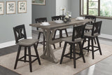 Amsonia Gray Counter Height Table - Ornate Home