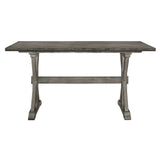 Amsonia Gray Counter Height Table - Ornate Home