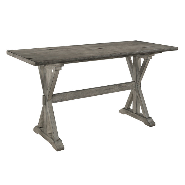 Amsonia Gray Counter Height Table - Ornate Home