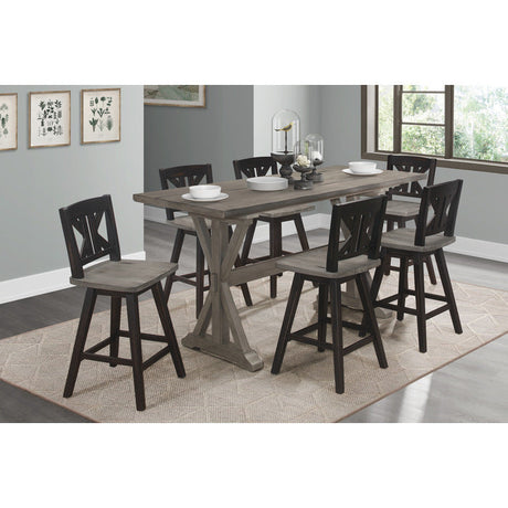 Amsonia Gray Counter Height Table - Ornate Home