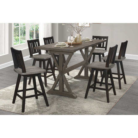 Amsonia Gray Counter Height Table - Ornate Home