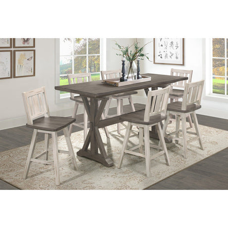 Amsonia Gray Counter Height Table - Ornate Home