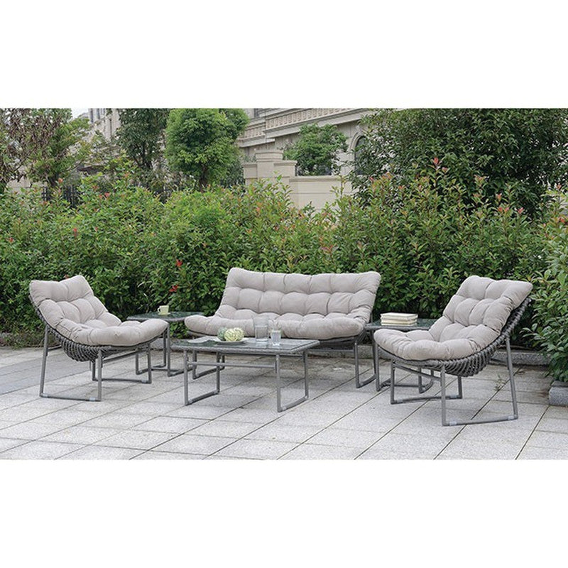 Amya Gray Outdoor End Table - Ornate Home