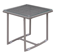 Amya Gray Outdoor End Table - Ornate Home