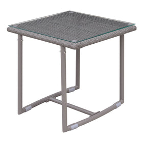 Amya Gray Outdoor End Table - Ornate Home