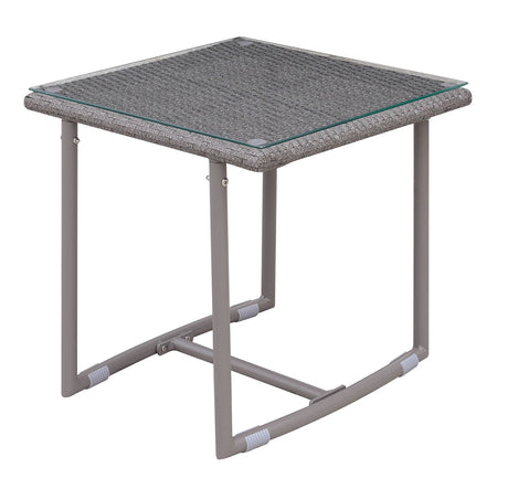 Amya Gray Outdoor End Table - Ornate Home