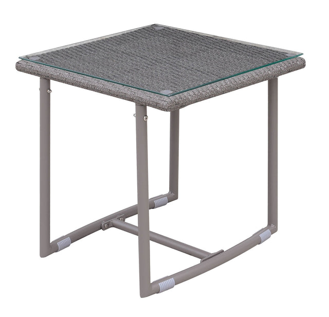 Amya Gray Outdoor End Table - Ornate Home