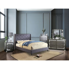 Anabelle Blue E.King Bed - Ornate Home