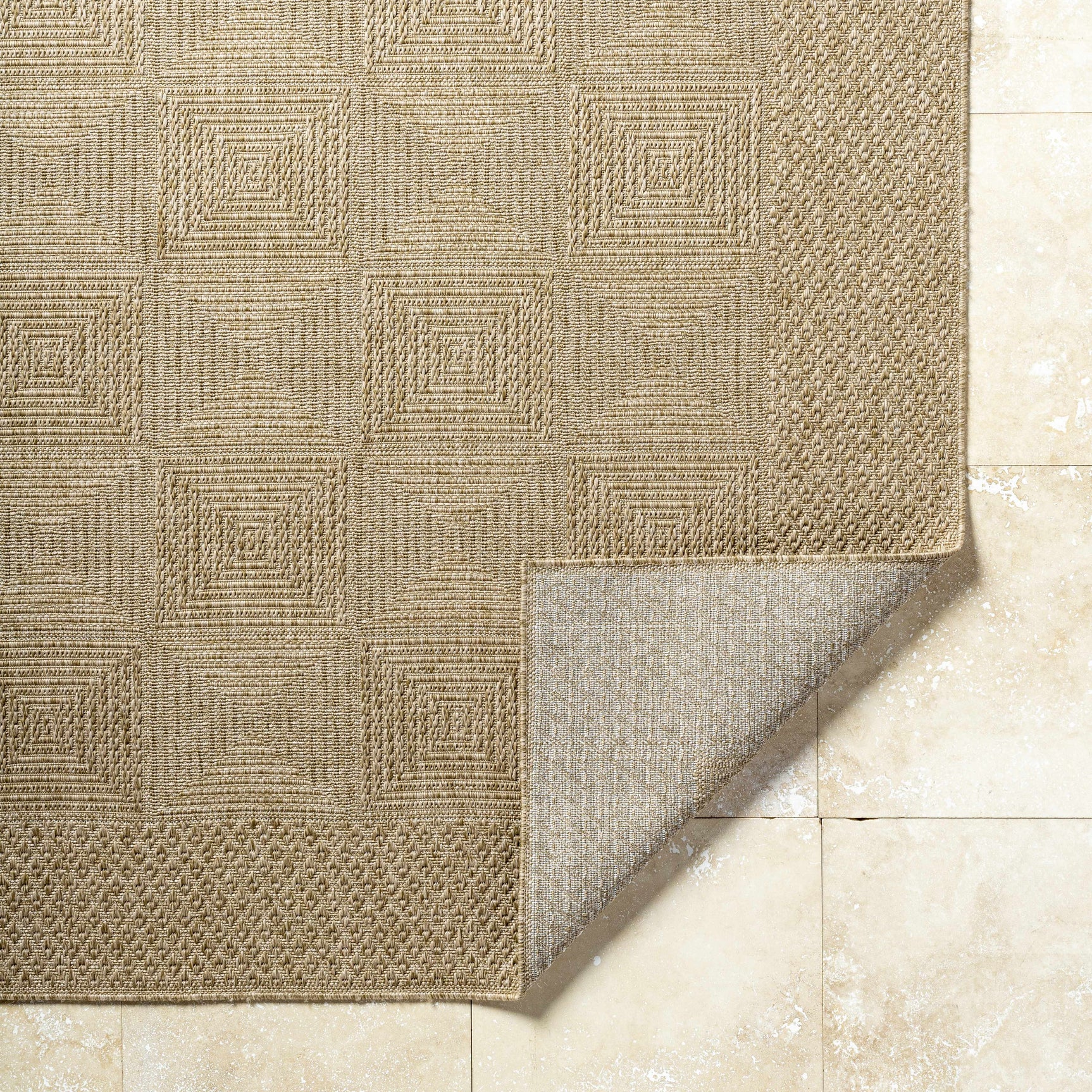 Anabia Brown Outdoor Area Rug - Ornate Home