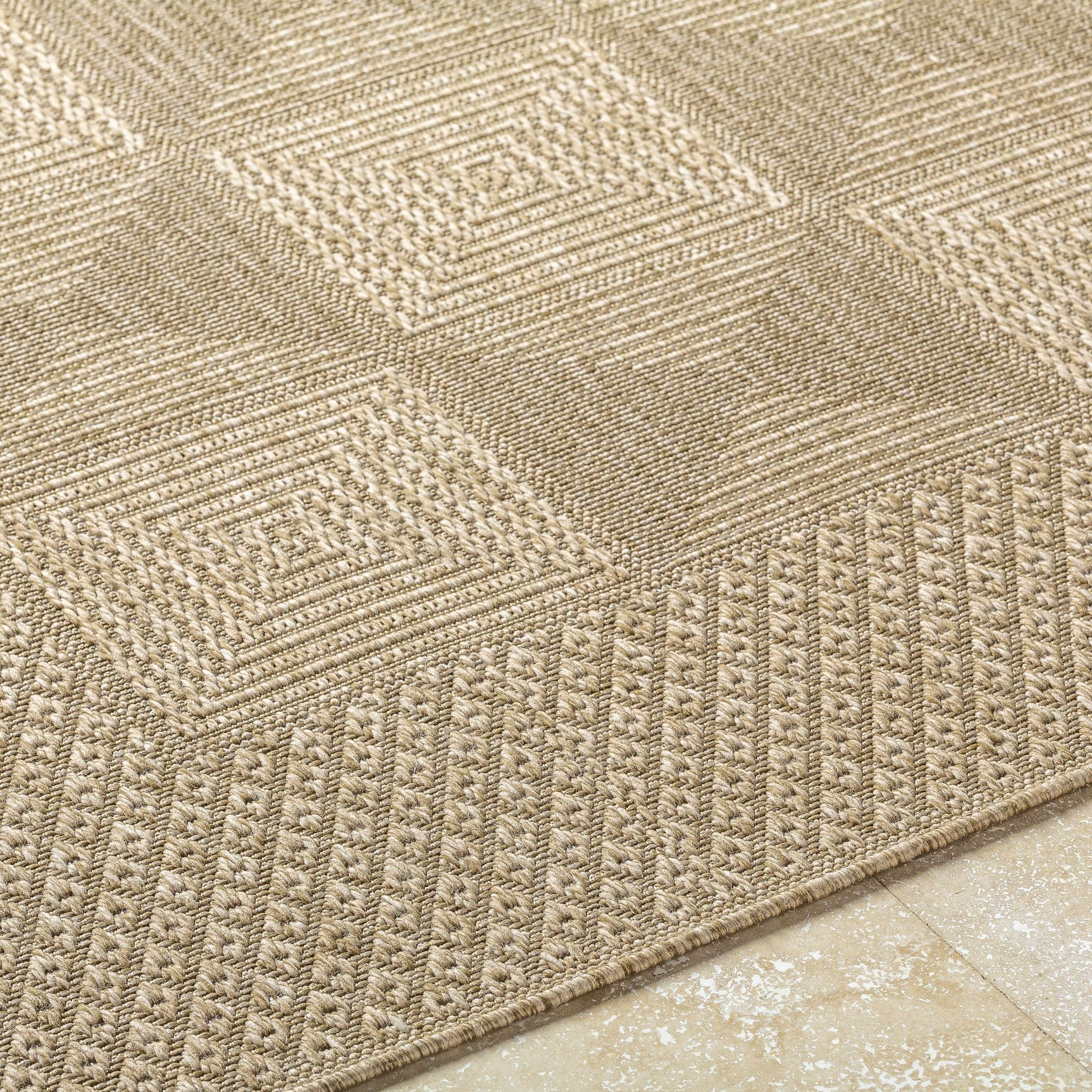 Anabia Brown Outdoor Area Rug - Ornate Home
