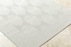 Anabia White Outdoor Area Rug - Ornate Home