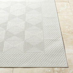 Anabia White Outdoor Area Rug - Ornate Home