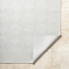 Anabia White Outdoor Area Rug - Ornate Home