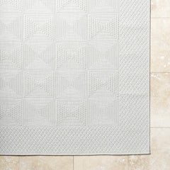 Anabia White Outdoor Area Rug - Ornate Home