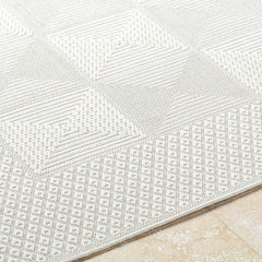 Anabia White Outdoor Area Rug - Ornate Home