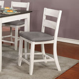 Anadia Antique White/Gray Counter Height Side Chair (Set of 2) - Ornate Home