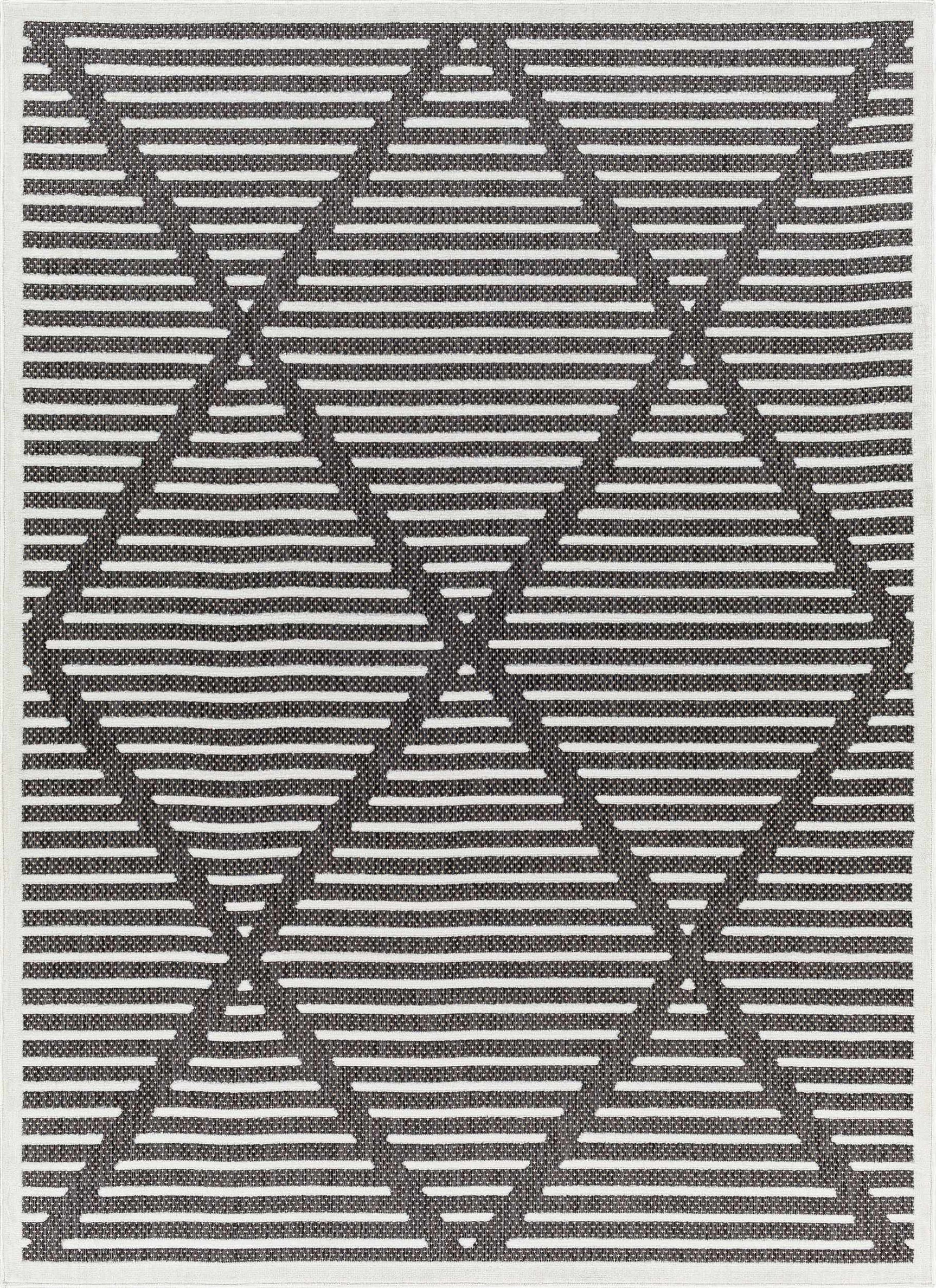 Anah 3D Black Outdoor Rug - Ornate Home