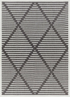 Anah 3D Black Outdoor Rug - Ornate Home