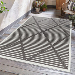 Anah 3D Black Outdoor Rug - Ornate Home