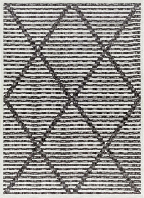 Anah Black Durable Rug - Ornate Home