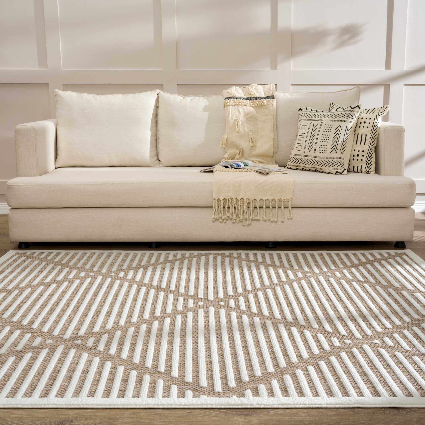 Anah Cream Outdoor Rug - Ornate Home