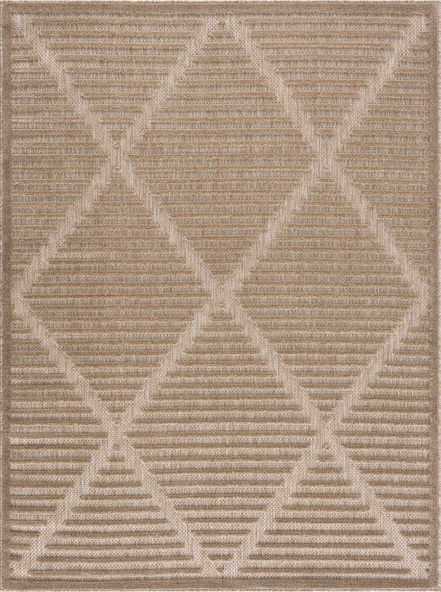 Anah Tan Outdoor Rug - Clearance - Ornate Home