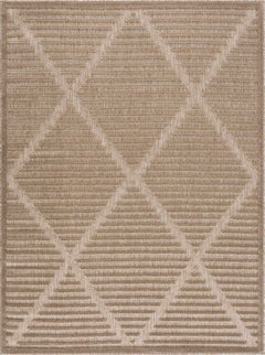 Anah Tan Outdoor Rug - Clearance - Ornate Home