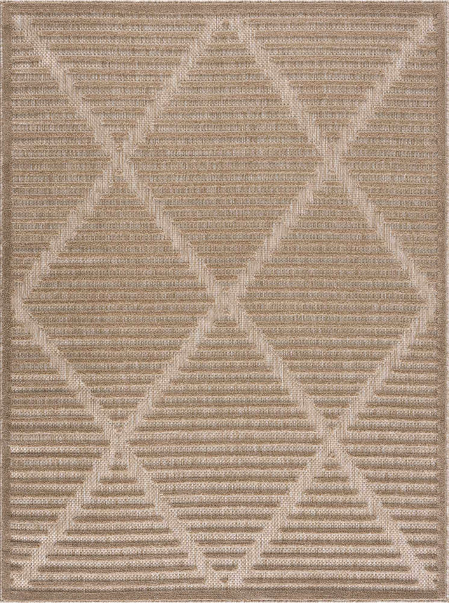 Anah Tan Outdoor Rug - Clearance - Ornate Home