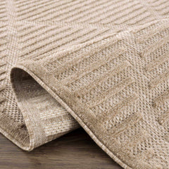 Anah Tan Outdoor Rug - Clearance - Ornate Home