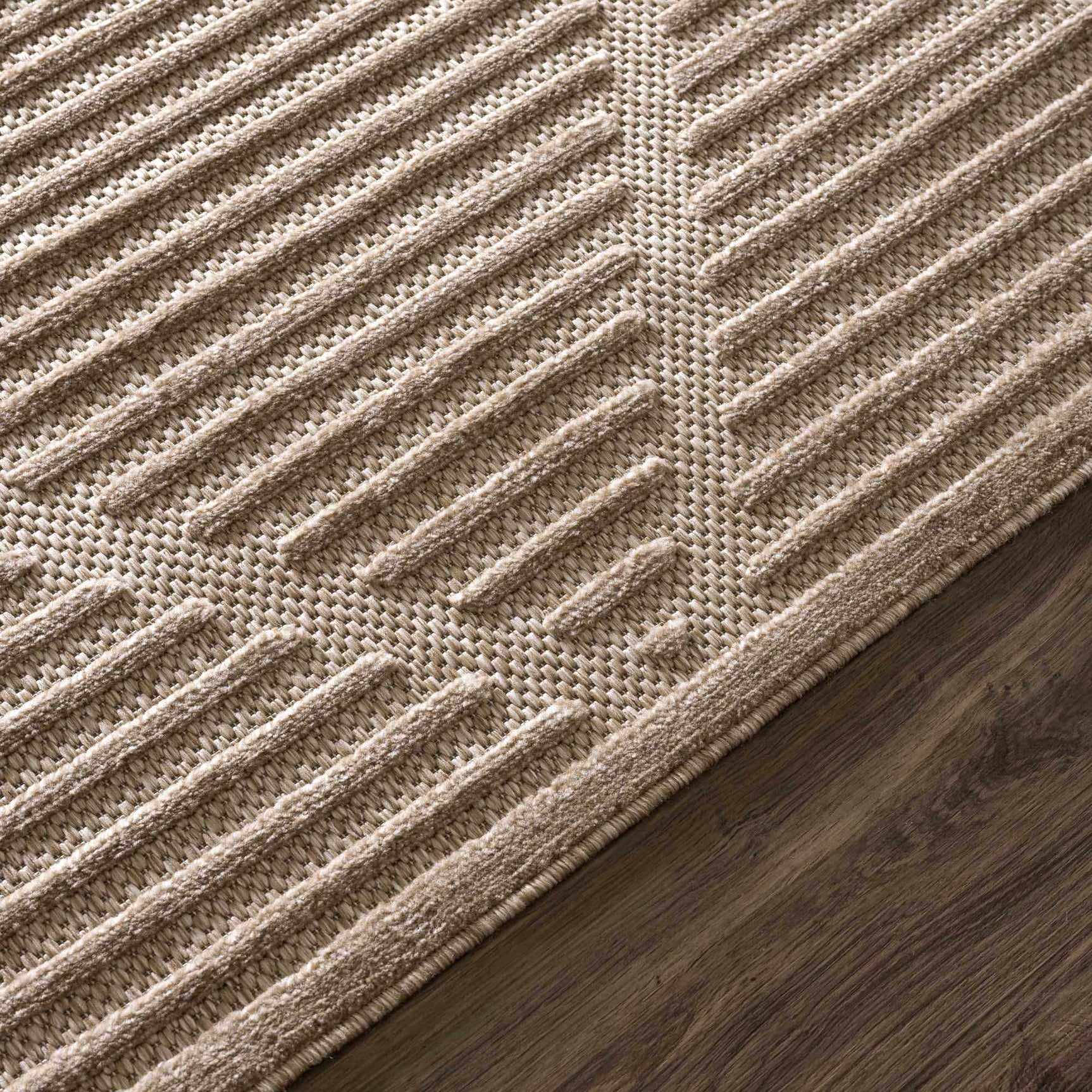 Anah Tan Outdoor Rug - Clearance - Ornate Home