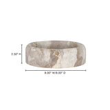 Anais Beige Marble Catchall - Ornate Home