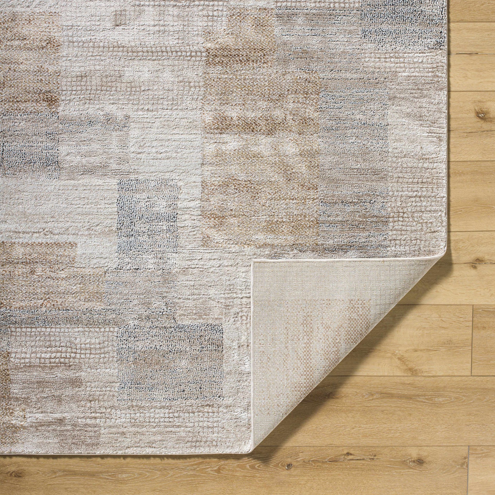 Anaisa Beige Luxe Thick Area Rug - Ornate Home
