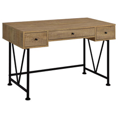 Analiese Mango 47-inch 3-drawer Writing Desk - Ornate Home