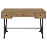 Analiese Mango 47-inch 3-drawer Writing Desk - Ornate Home