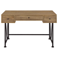 Analiese Mango 47-inch 3-drawer Writing Desk - Ornate Home