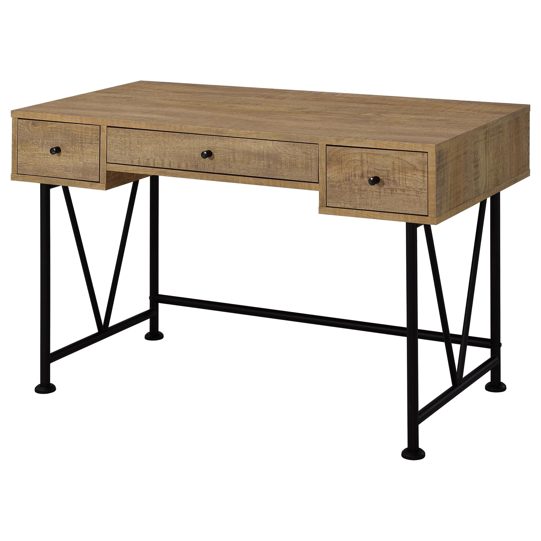 Analiese Mango 47-inch 3-drawer Writing Desk - Ornate Home