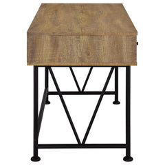 Analiese Mango 47-inch 3-drawer Writing Desk - Ornate Home