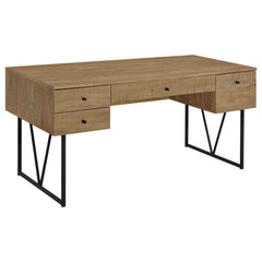 Analiese Mango 63-inch 4-drawer Writing Desk - Ornate Home