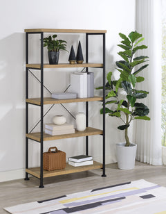 Analiese Mango 63-inch 4-shelf Bookshelf - Ornate Home