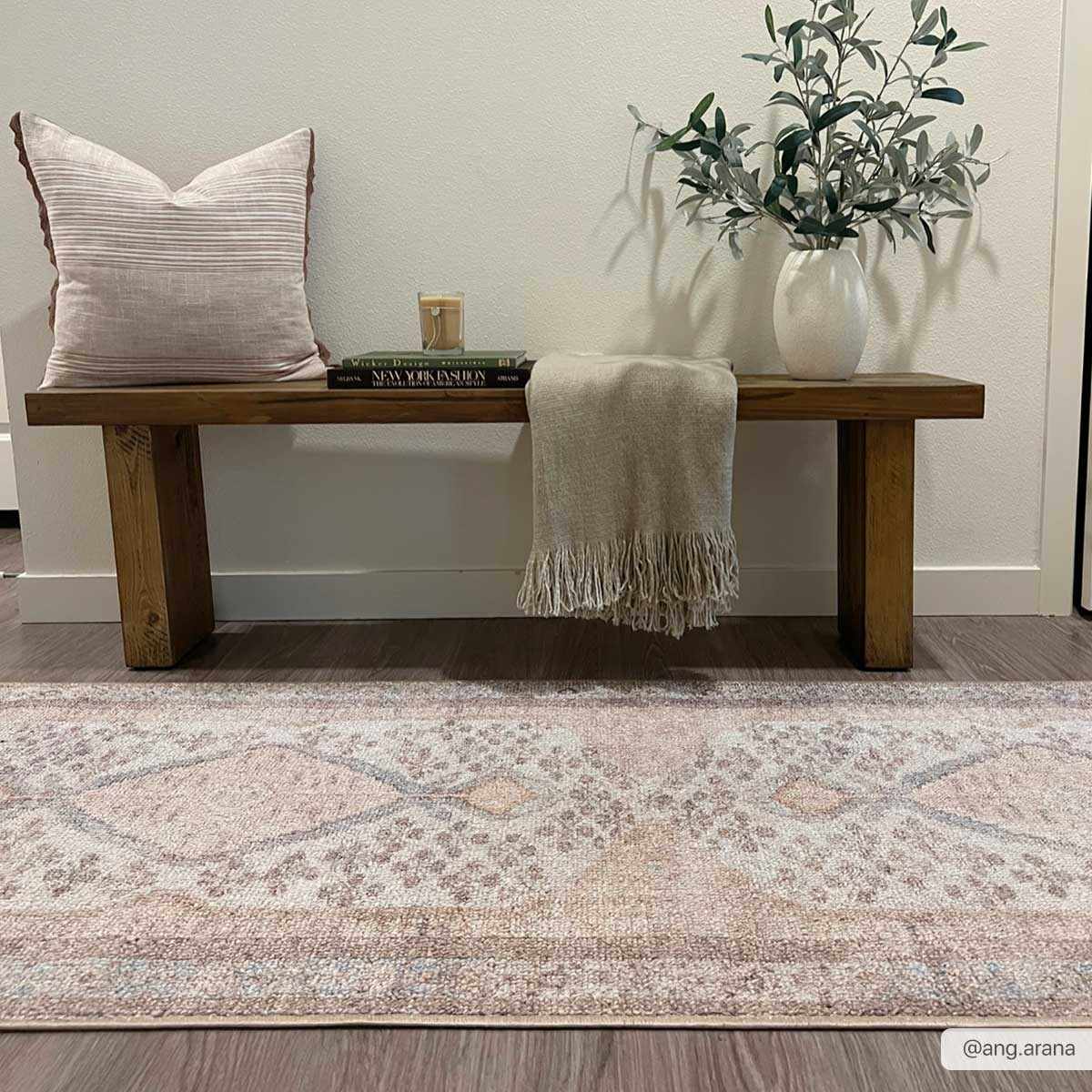 Analu Non-Slip Washable Rug - Ornate Home