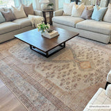 Analu Peach Washable Area Rug - Ornate Home
