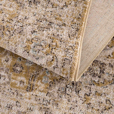 Anana Gold & Beige Area Rug - Clearance - Ornate Home