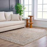 Anana Gold & Beige Area Rug - Clearance - Ornate Home