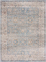 Anana Silver Blue & Beige Area Rug - Clearance - Ornate Home