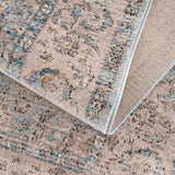 Anana Silver Blue & Beige Area Rug - Clearance - Ornate Home
