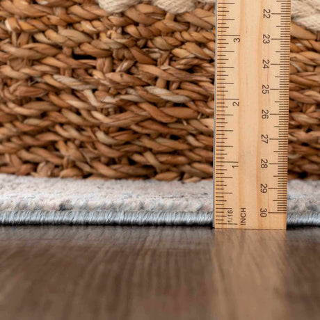 Anana Silver Blue & Beige Area Rug - Clearance - Ornate Home